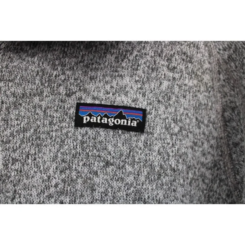 Patagonia Womens 1/2 Zip Better Sweater Size Large GRAY - Picture 5 of 8